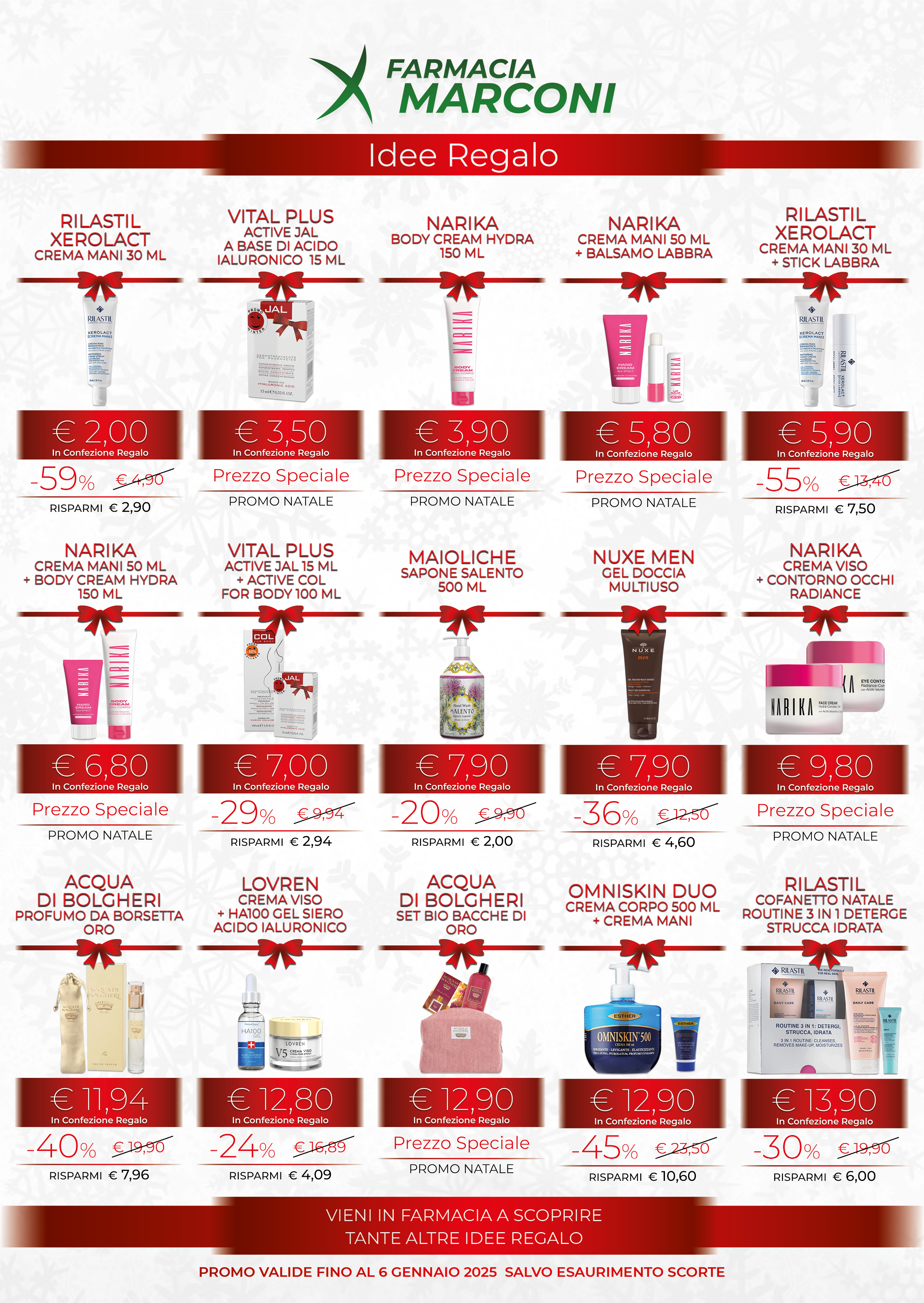 Campagna Natale 2024 Farmacia Marconi